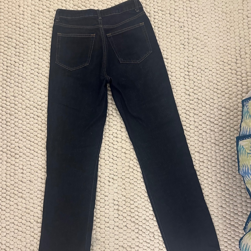 Reformation Cynthia High Rise Straight Long Jeans - Ondine Size 27